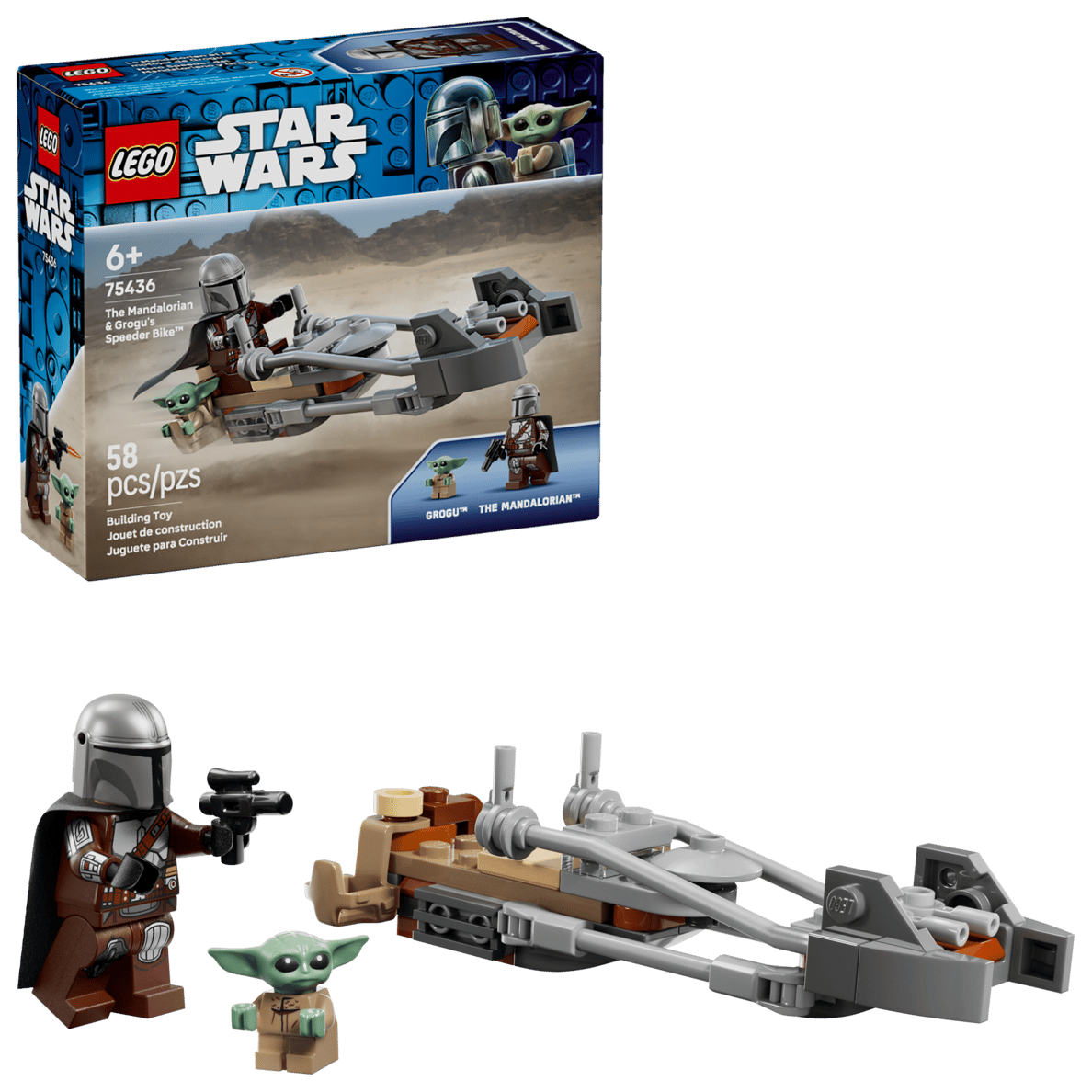 LEGO Star Wars: The Mandalorian & Grogu's Speeder Bike