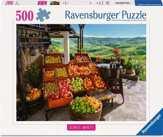 Fruit Market, Croatia 500 Pc Puzzle