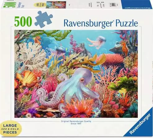 Reef Life 500 Pc Large Format Puzzle