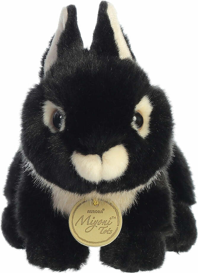 Aurora Miyoni® - 7.5" Netherland Dwarf Bunny - Black