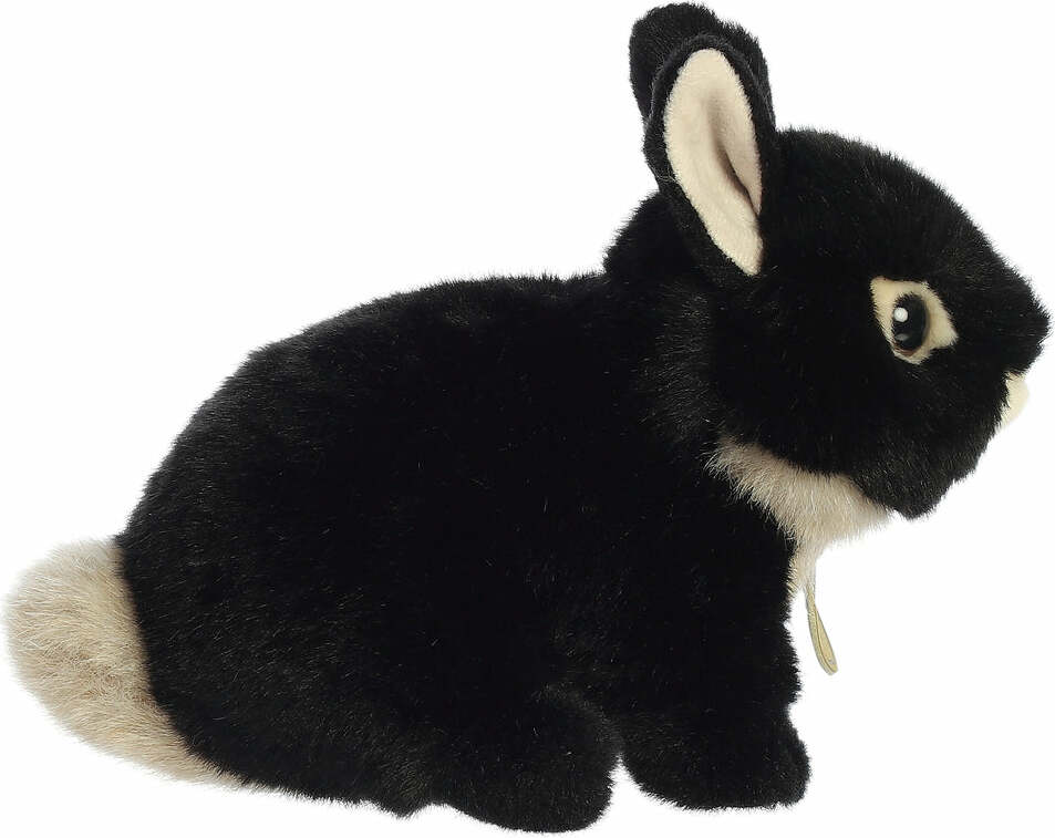 Aurora Miyoni® - 7.5" Netherland Dwarf Bunny - Black