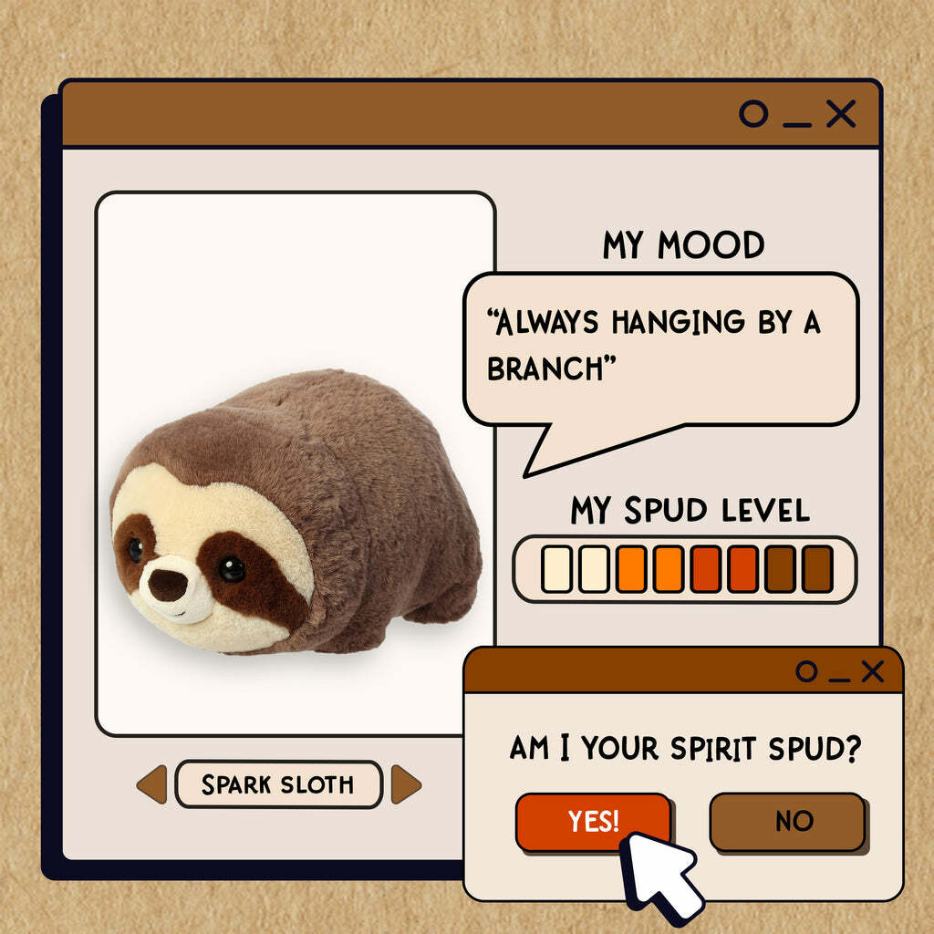 Aurora Spudsters™ - 10" Spark Sloth