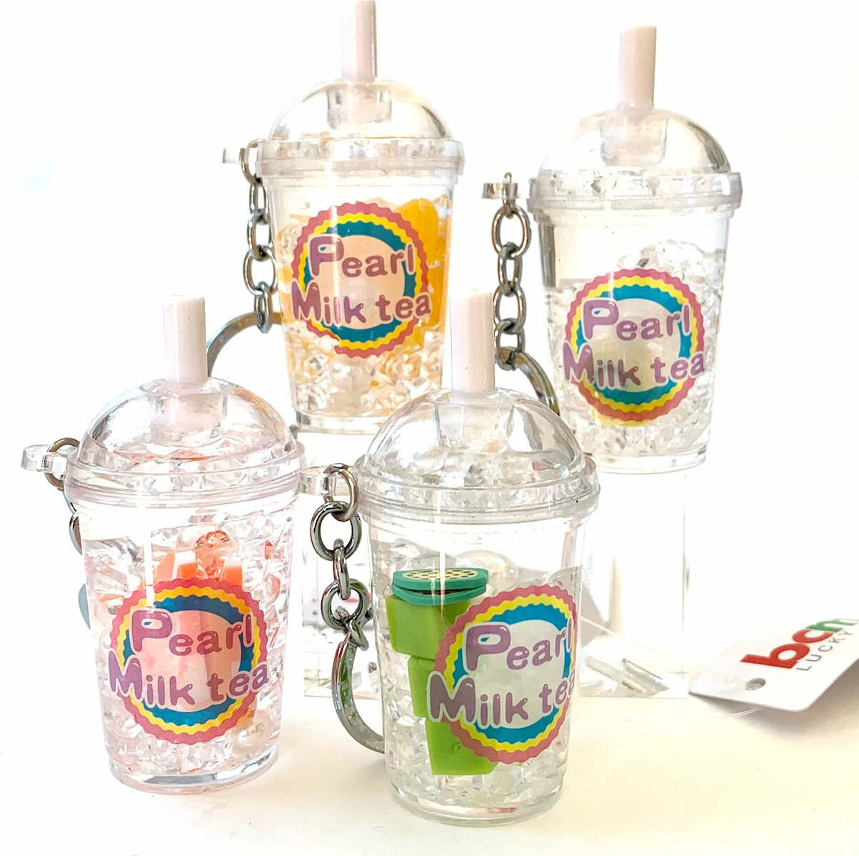 Fruit Pearl Milk Tea Floaty Key (assorted)