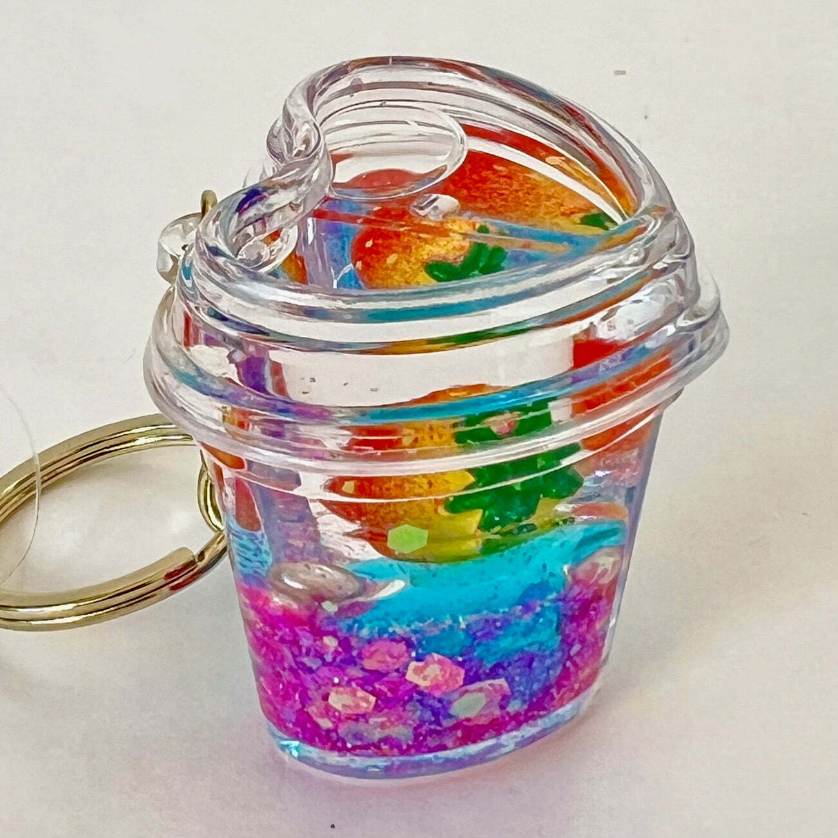 Strawberry Floaty Key Charm