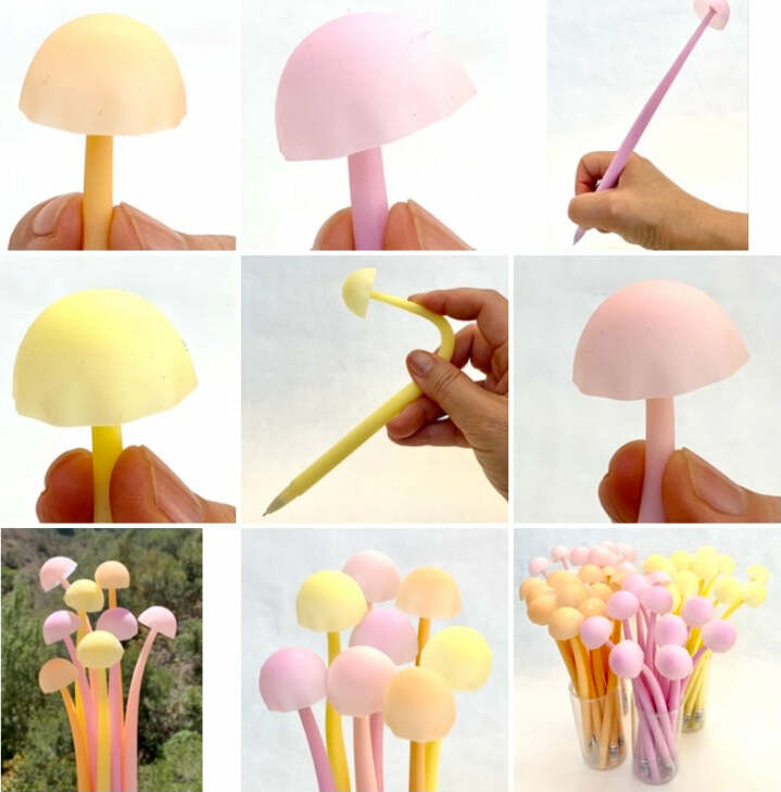 Mushroom Glow In The Dark Gel Gel Gel Pen