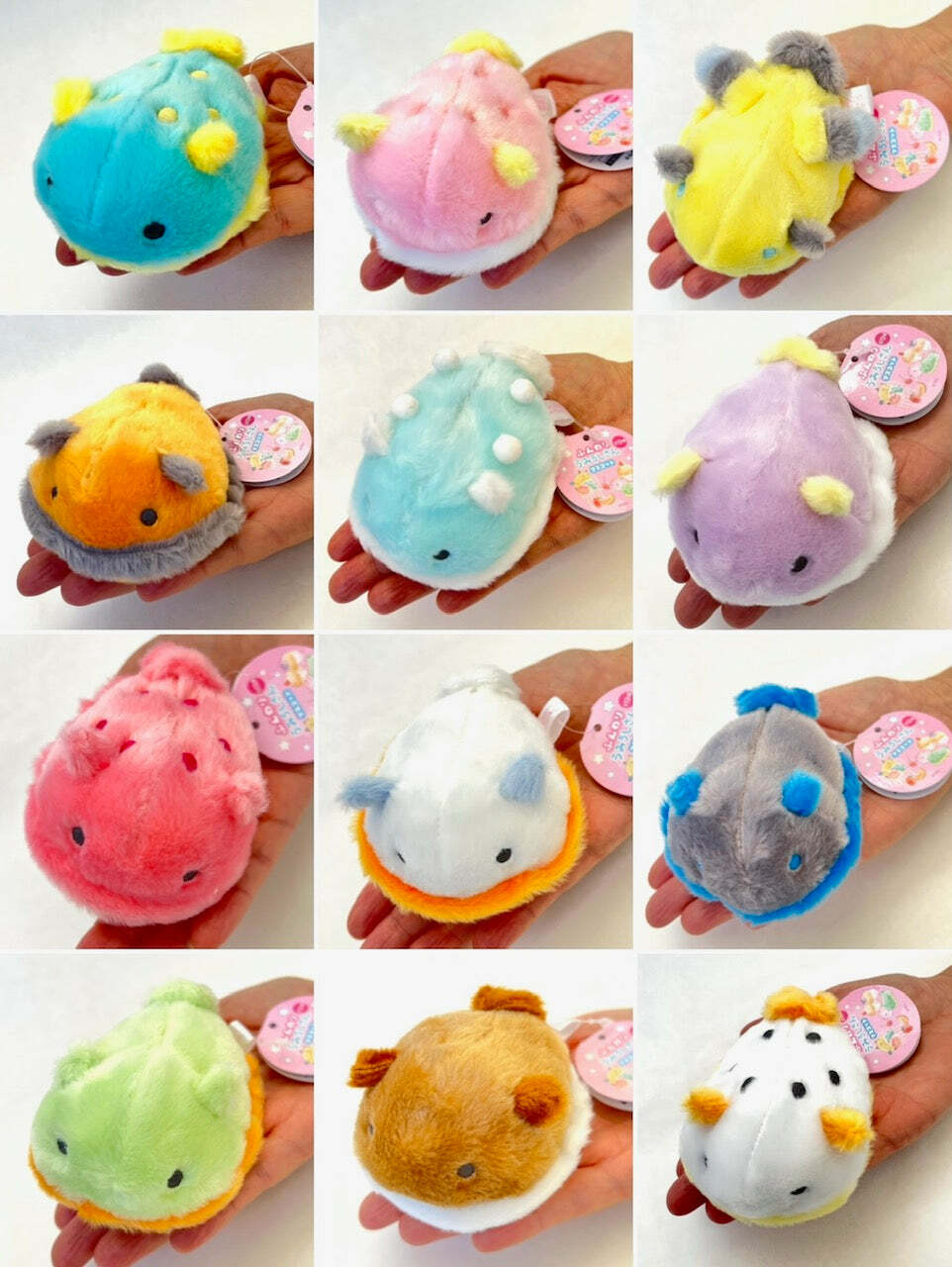 Mini Sea Slug Fluffy Plush (assorted)