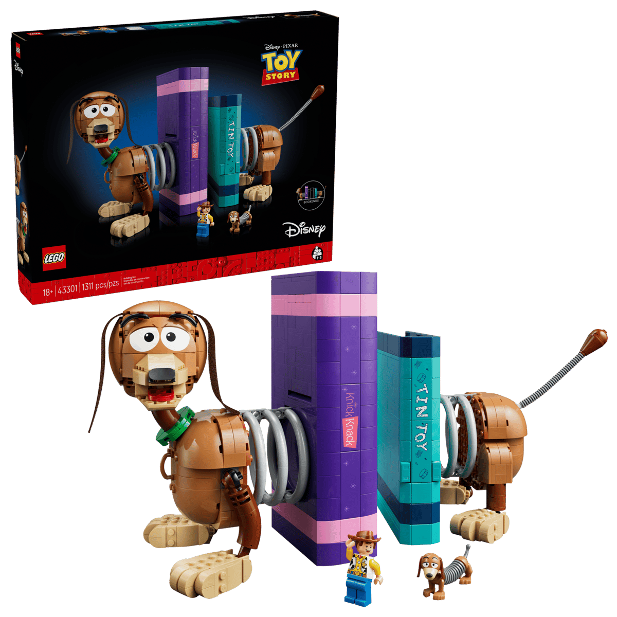 LEGO® ǀ Disney and Pixar Toy Story Slinky Dog Bookends