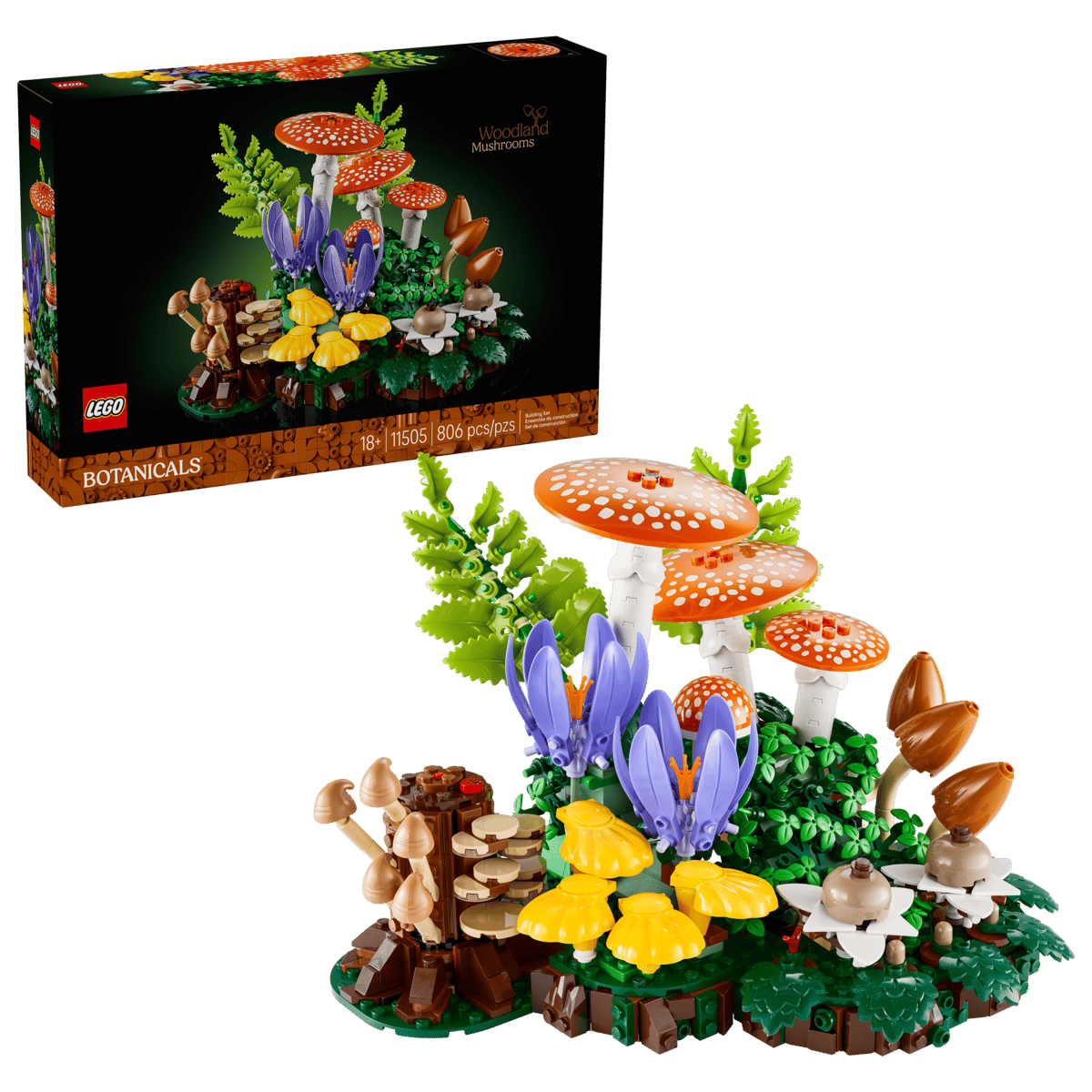 LEGO® Botanicals Woodland Mushrooms