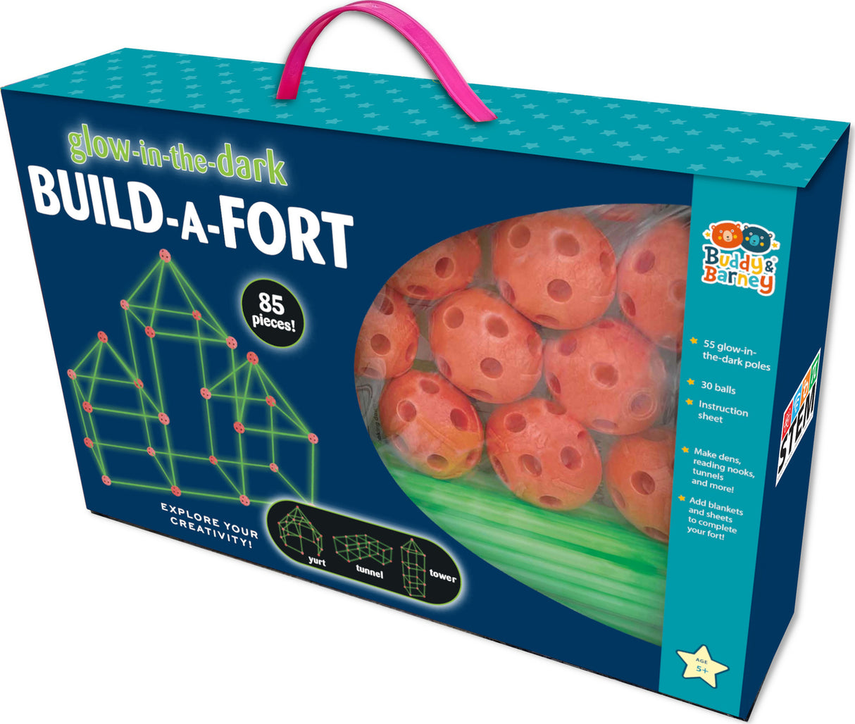 Glow in the dark Build A Fort Set