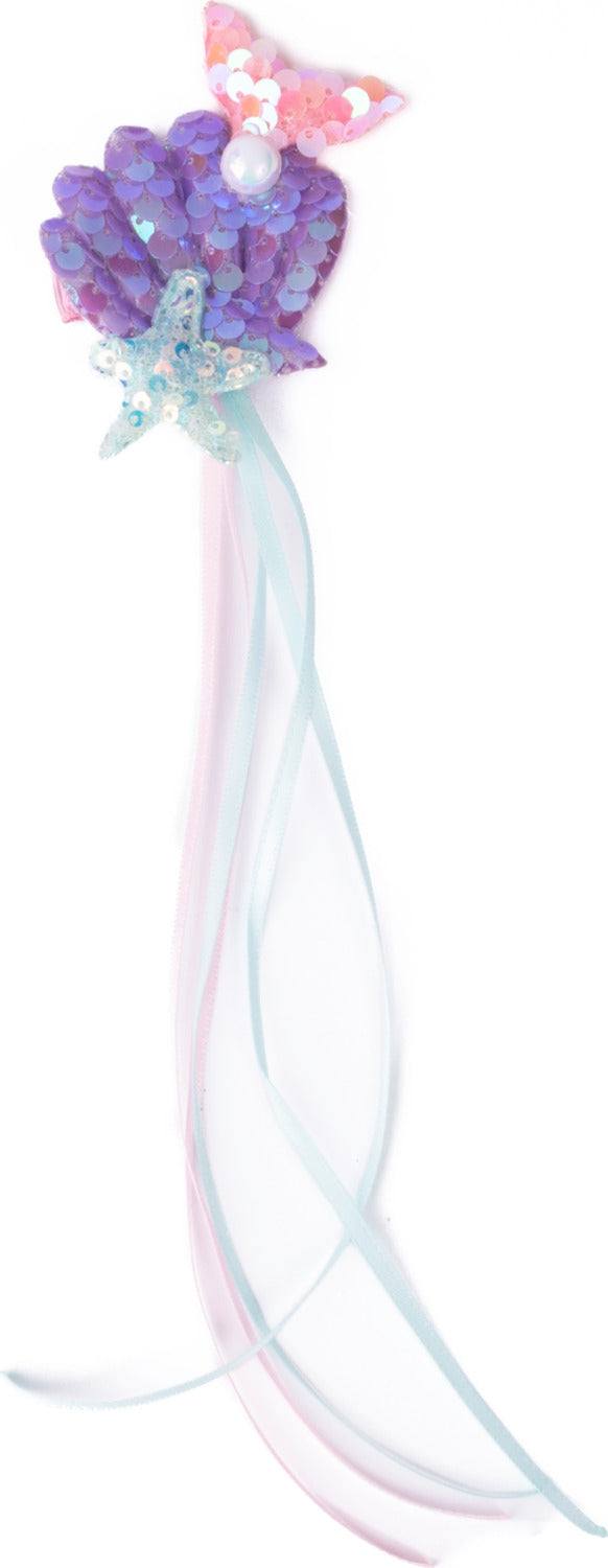 Bling Bling Mermaid Skirt & Hairclip Set Mint (Size 4-6)