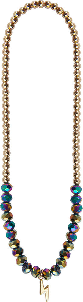 Lightning Bolt Revolt Necklace Great Pretenders USA