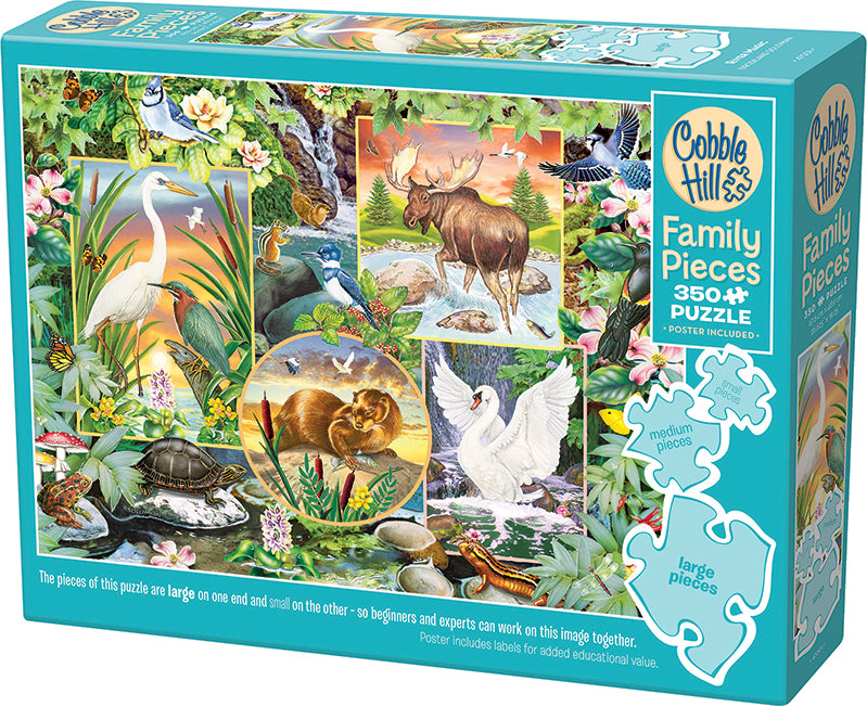 River Magic - family puzzle (350 pc)