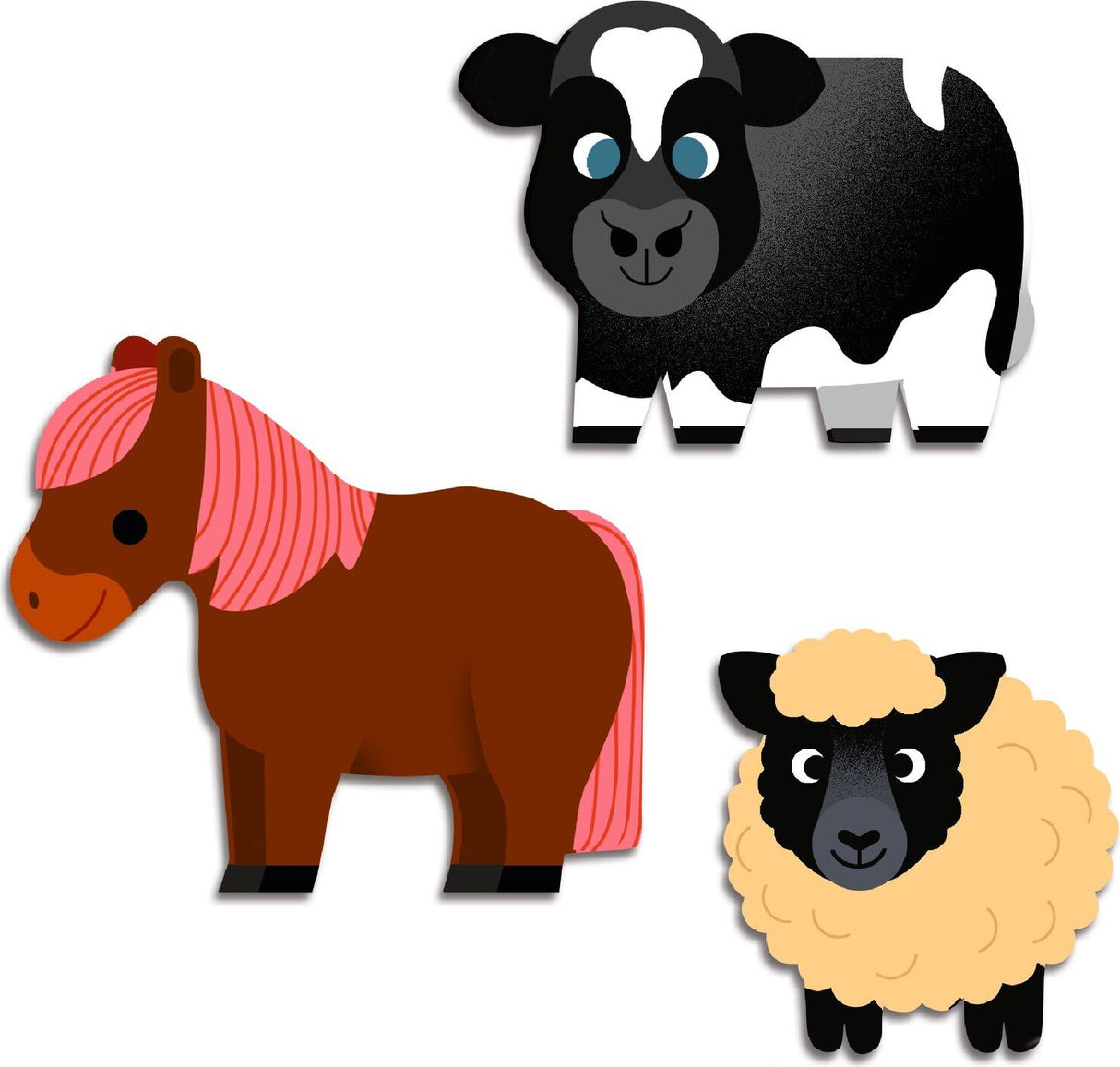 Farm Animals Baby Stickers