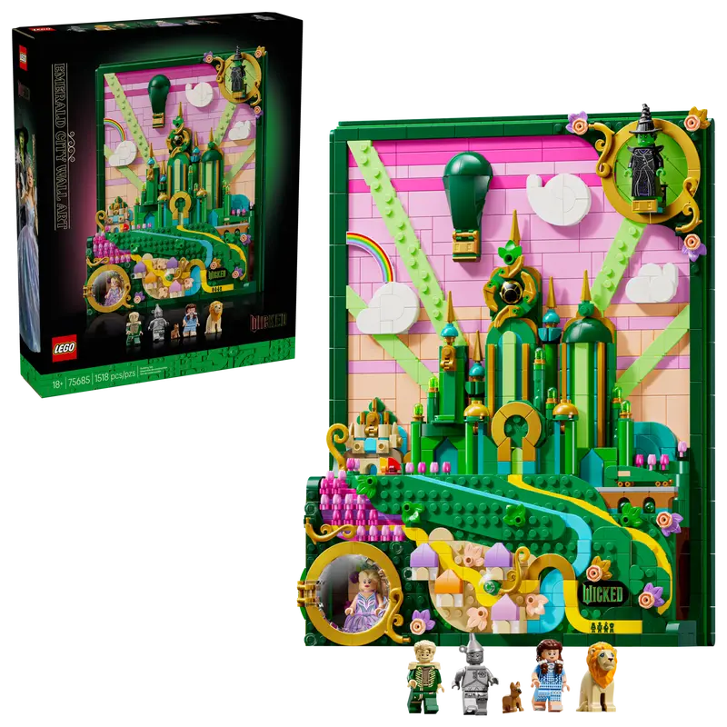 LEGO Wicked: Emerald City Wall Art
