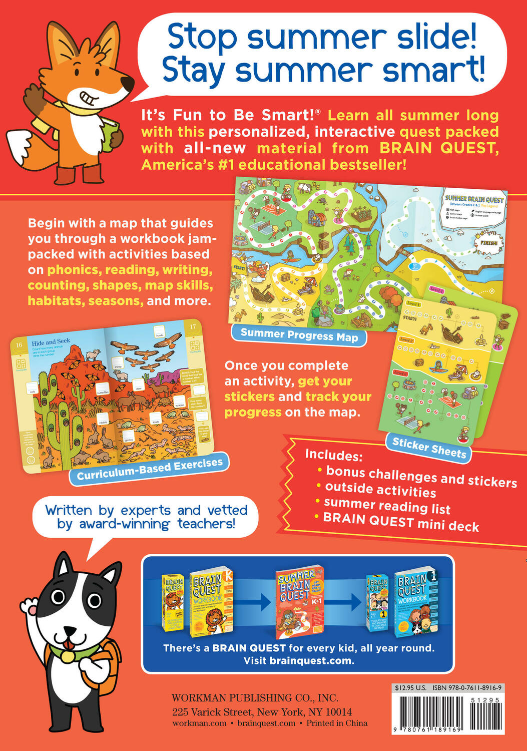 Summer Brain Quest: Between Grades K & 1