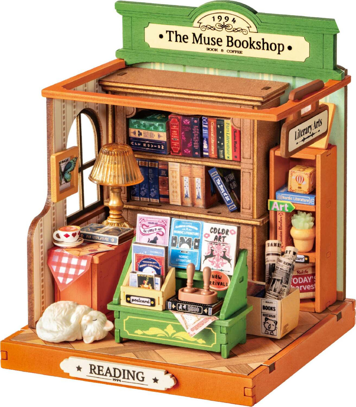 DIY Miniature House Kit: The Muse Bookshop