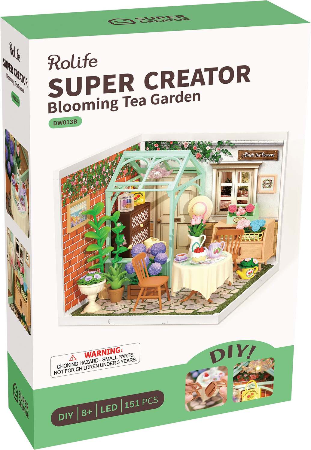 DIY Miniature House Kit | Blooming Tea Garden