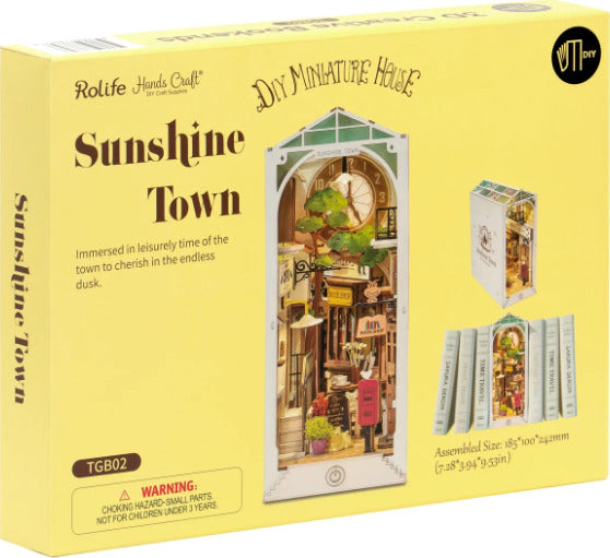 DIY Miniature House Kit: Sunshine Town