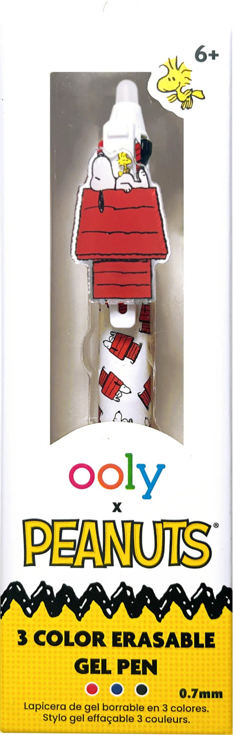 OOLY x Peanuts 3 Color Erasable Gel Pen