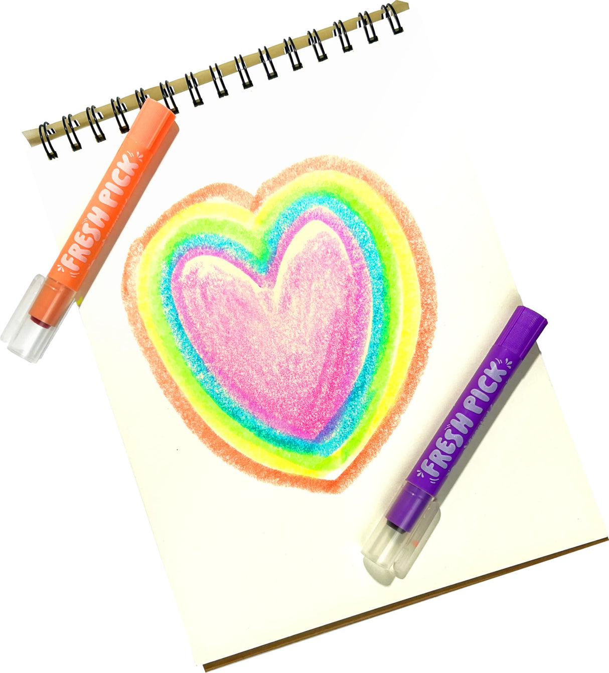 Fresh Pick Apple Scented Gel Crayons - Set of 6