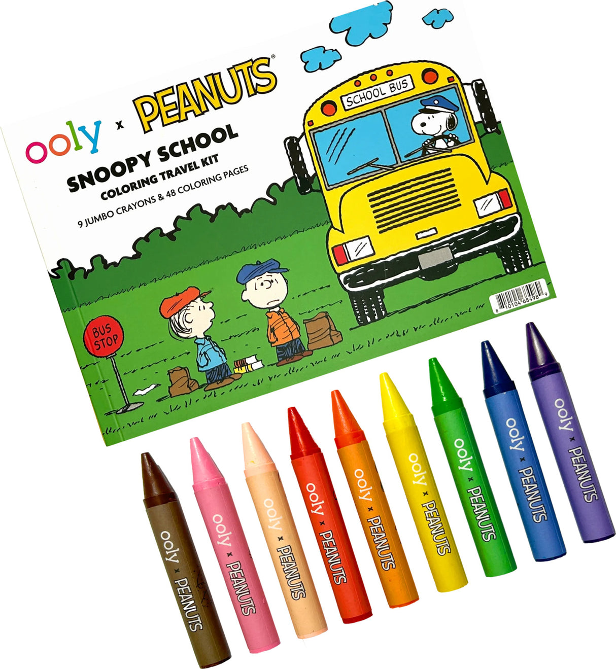 OOLY x Peanuts Snoopy School Coloring Travel Kit