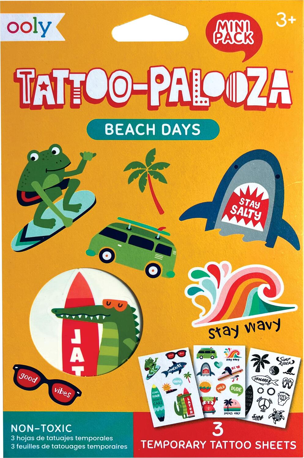 Mini Temporary Tattoos - Beach Days