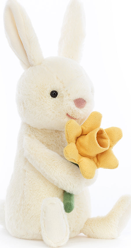 Bobbi Bunny with Daffodil