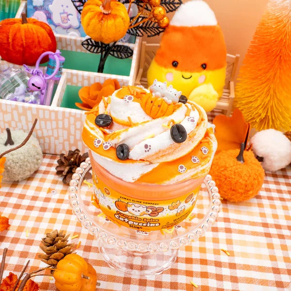 Pumpkin Spice Catpuccino Butter Signature Dome Slime