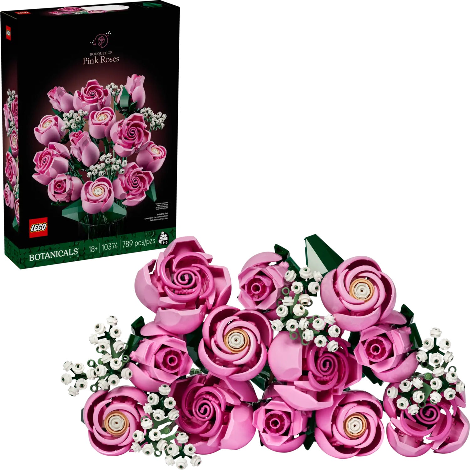 LEGO Botanicals: Bouquet of Pink Roses – Dancing Bear Toys