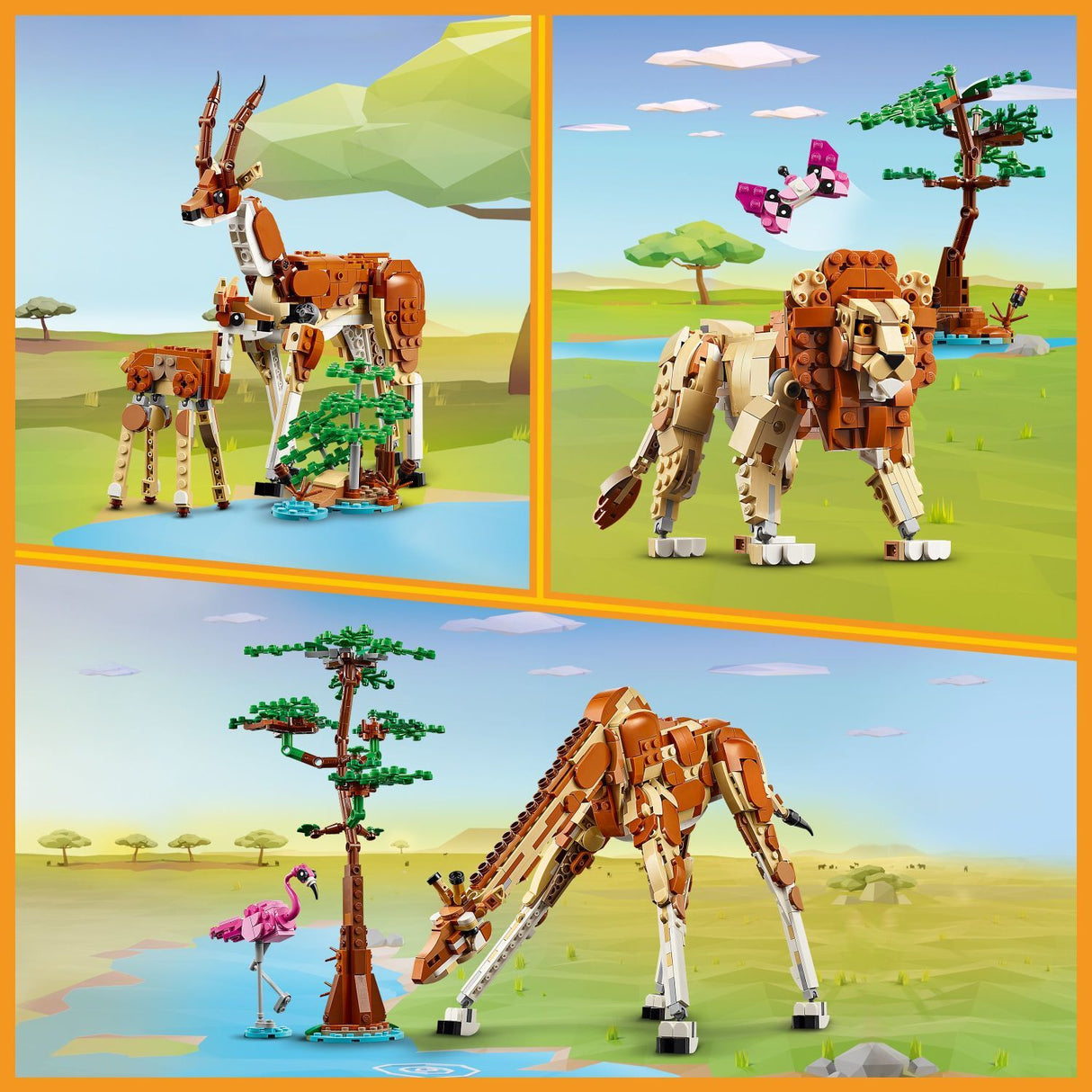 LEGO Creator: Wild Safari Animals