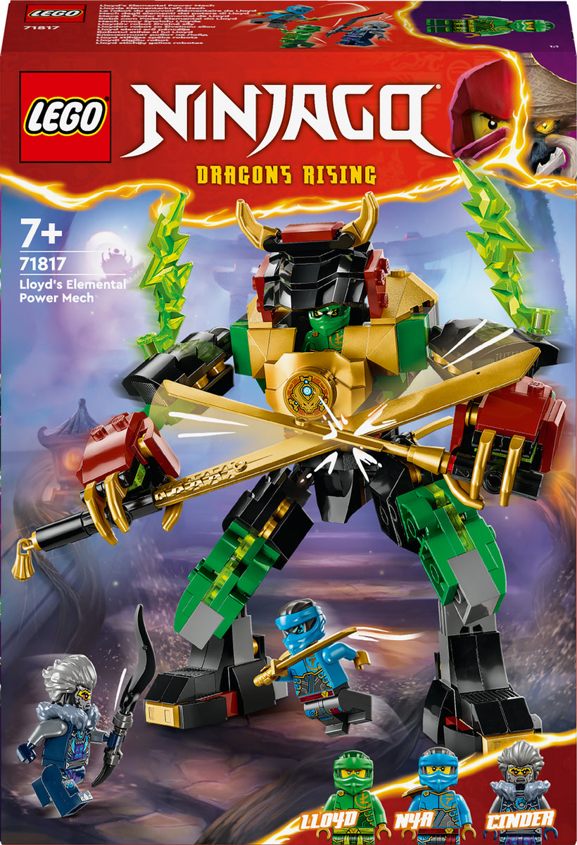 LEGO NINJAGO Lloyd's Elemental Power Mech Toy – Dancing Bear Toys