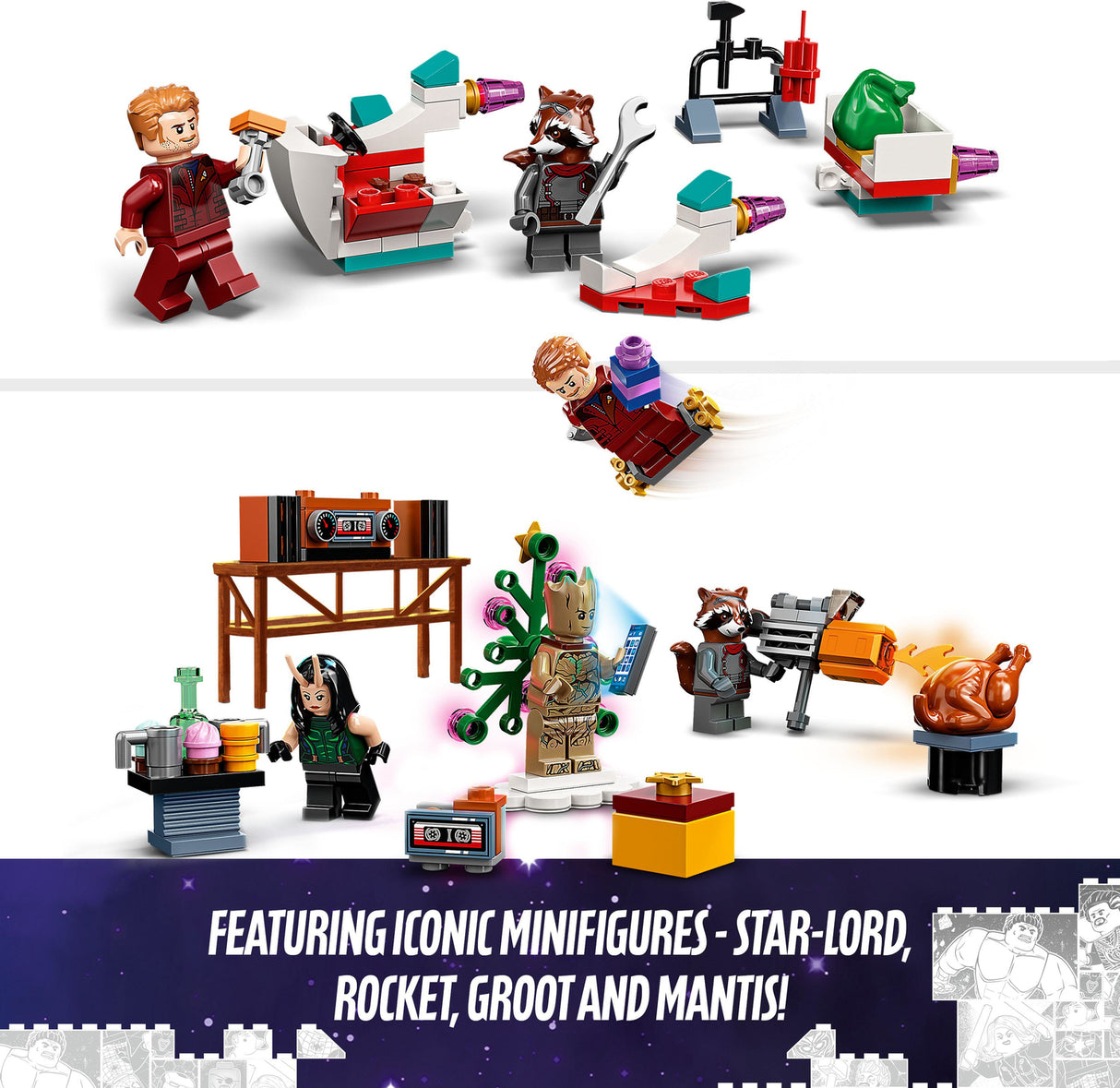 LEGO Marvel Avengers Marvel Guardians of the Galaxy Advent Calendar
