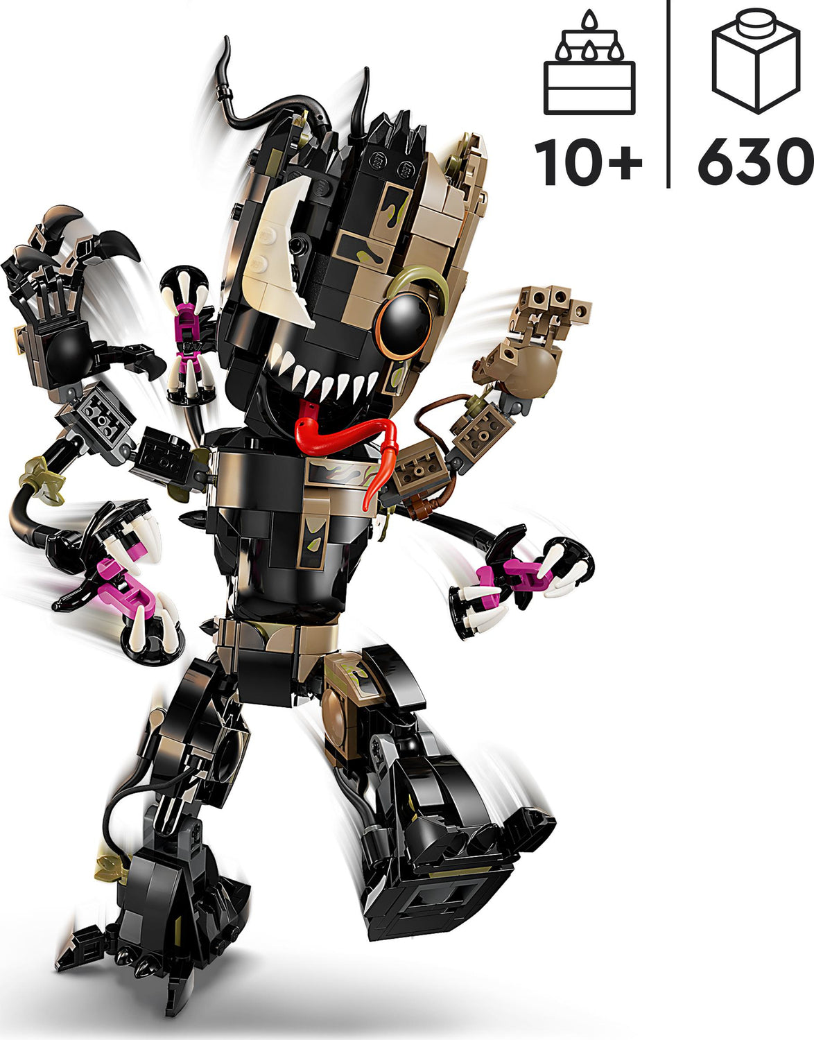 LEGO Marvel Venomised Groot Toy Figure Set