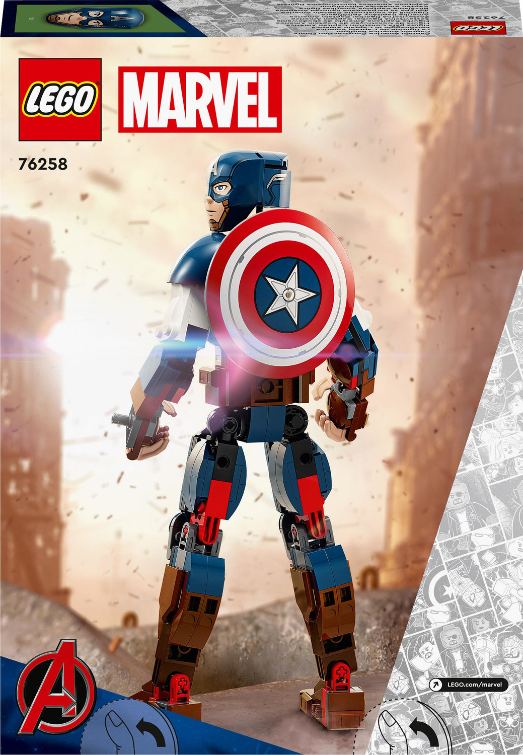 LEGO Marvel Super Heroes Marvel Captain America Construction Figure