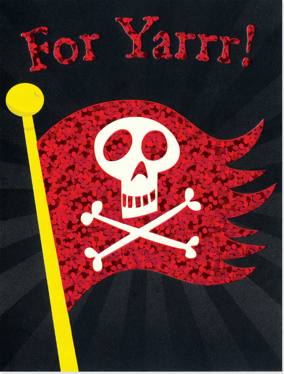 Pirate Flag Pattern Enclosure Card