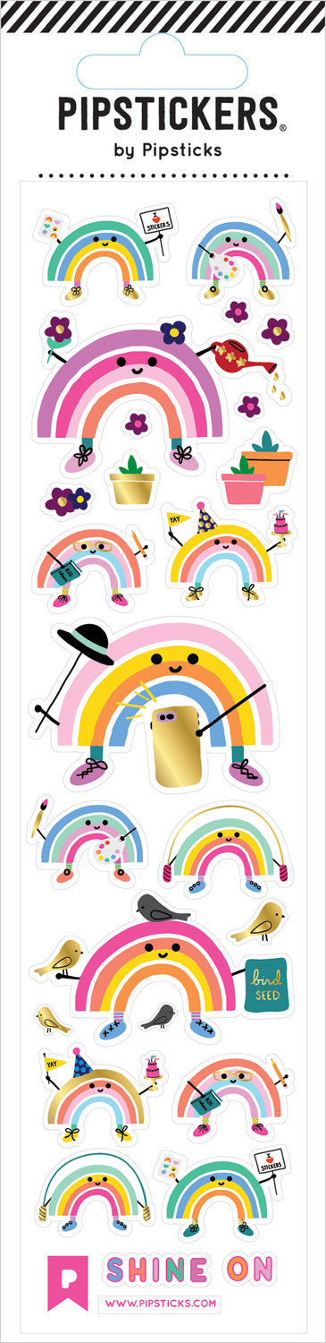 Stickers - Shine On (2x8)