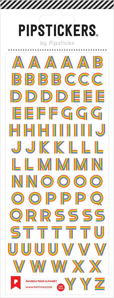 Rainbow Road Alphabet