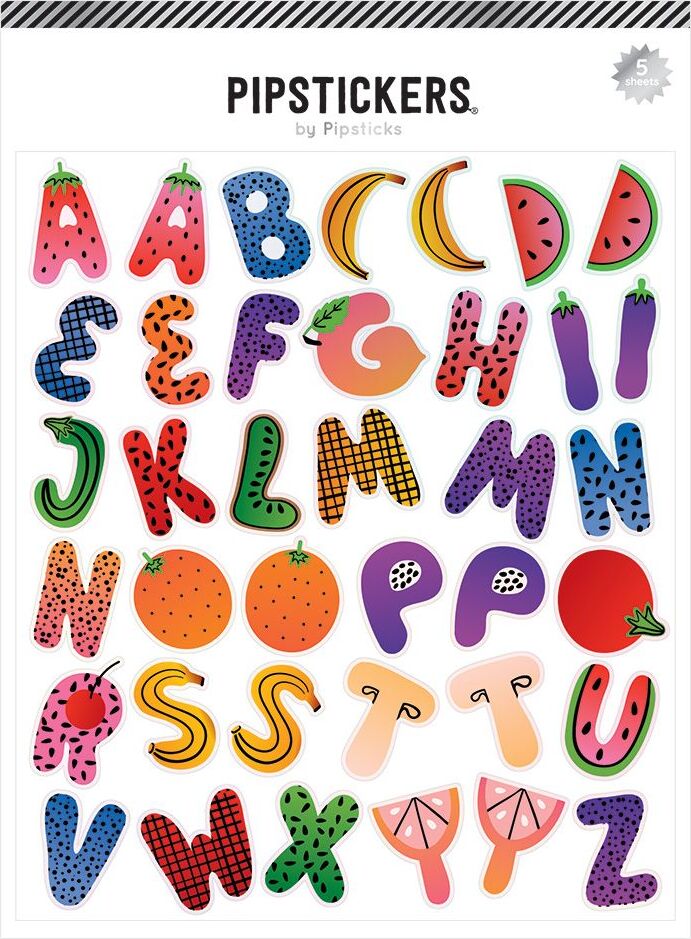 Fresh Picked Big Alphabet (5ct)