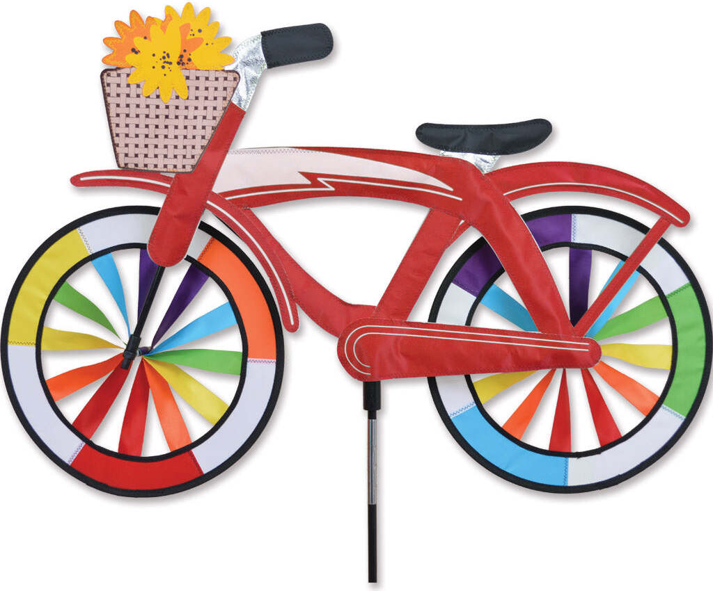 30 in. Bike Spinner - Red Classic Cruiser