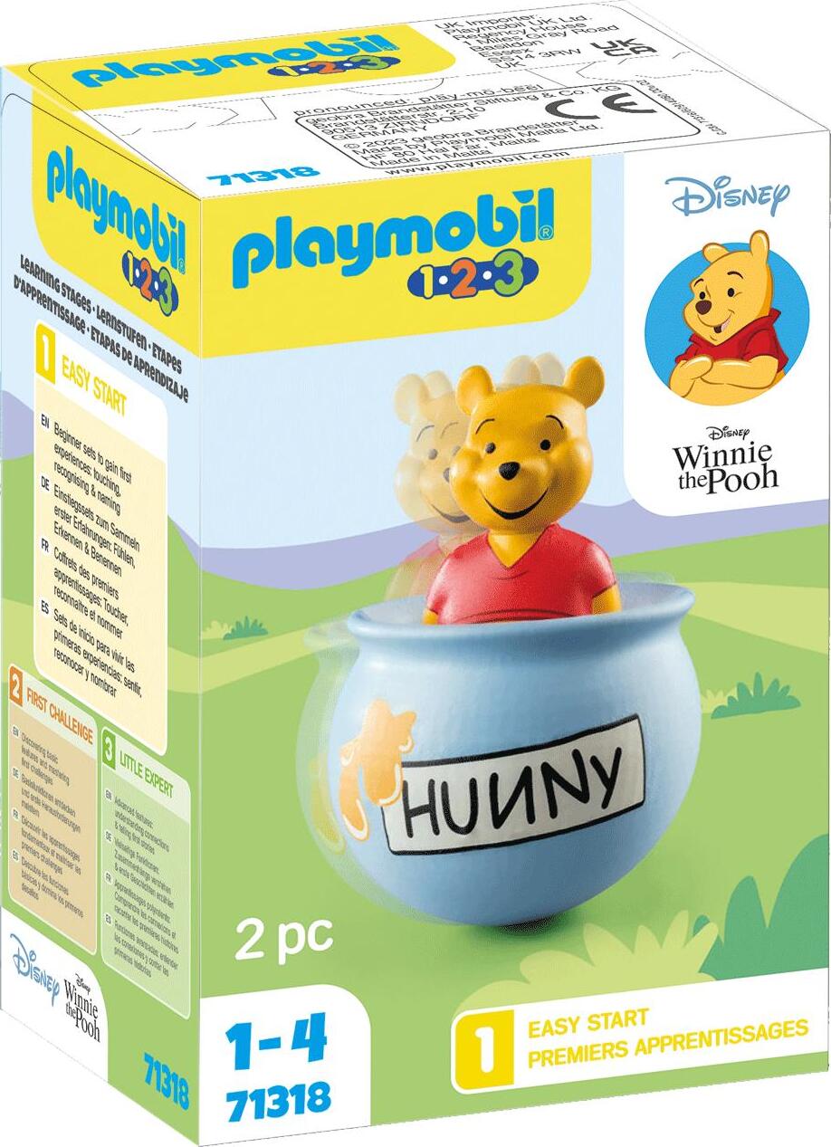 Playmobil 1.2.3 & Disney - Winnie's Counter Balance Honey Pot