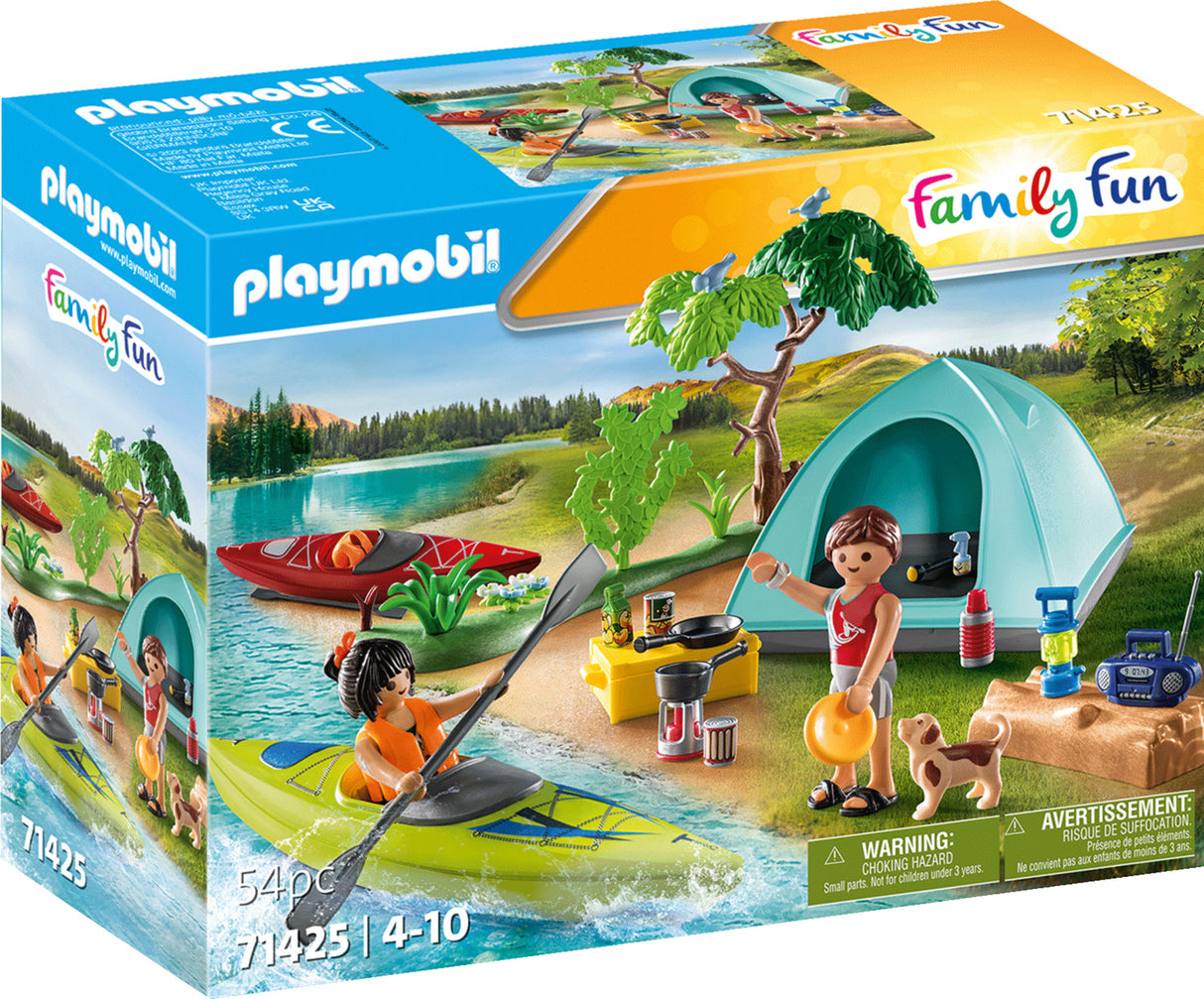 Playmobil Camping with Campfire