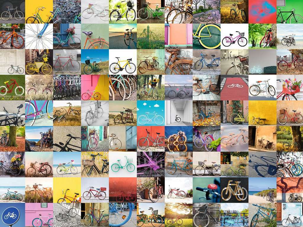 99 Bicycles 1500 Piece Puzzle