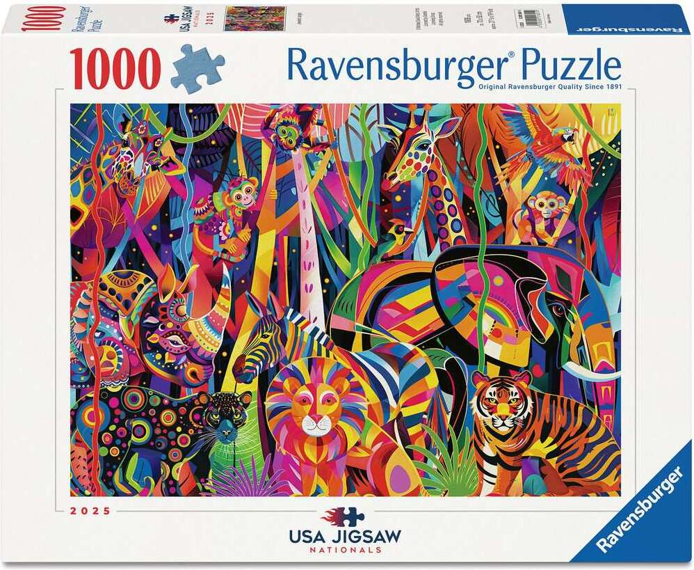 Jeweled Jungle Puzzle (1000 pc)