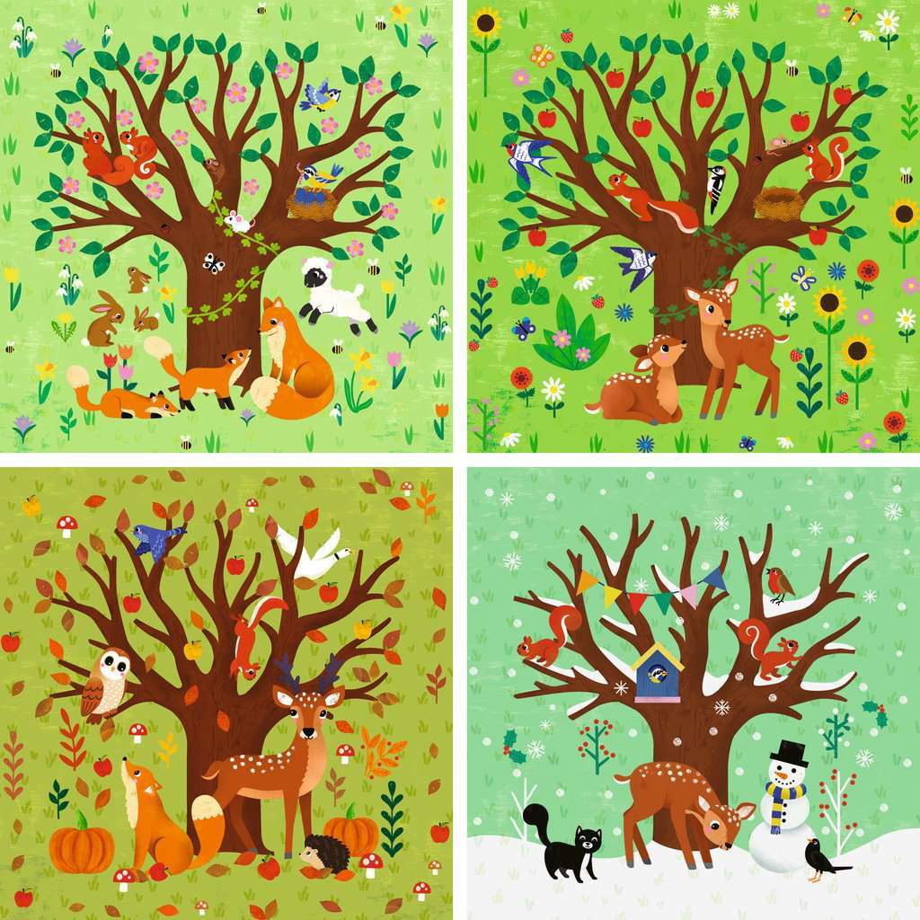 Puzzle Up - Four Seasons Puzzle (12, 16, 20, 24 pc)