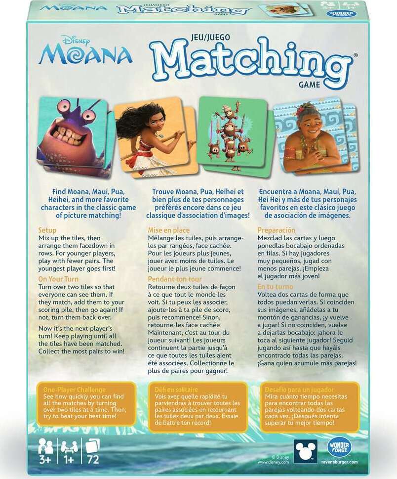 Moana Matching - Tri