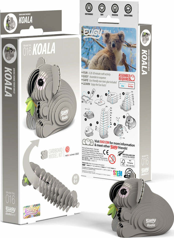 EUGY Koala 3D Puzzle