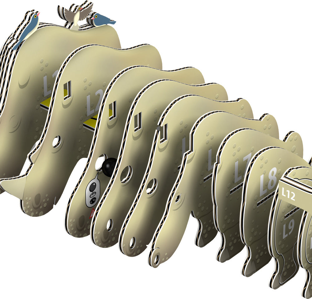 EUGY Rhino 3D Puzzle