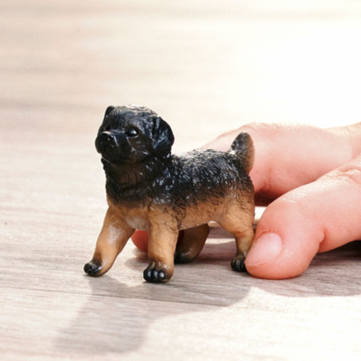 German shepherd puppy Animal Toy Figurine