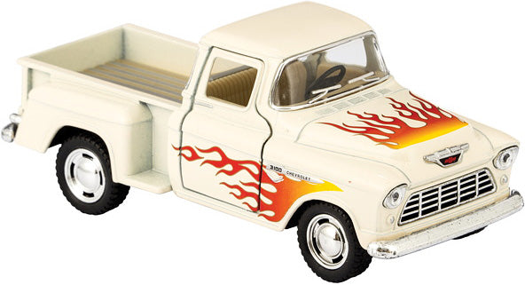 Diecast 55' Chevy Pickup Flames