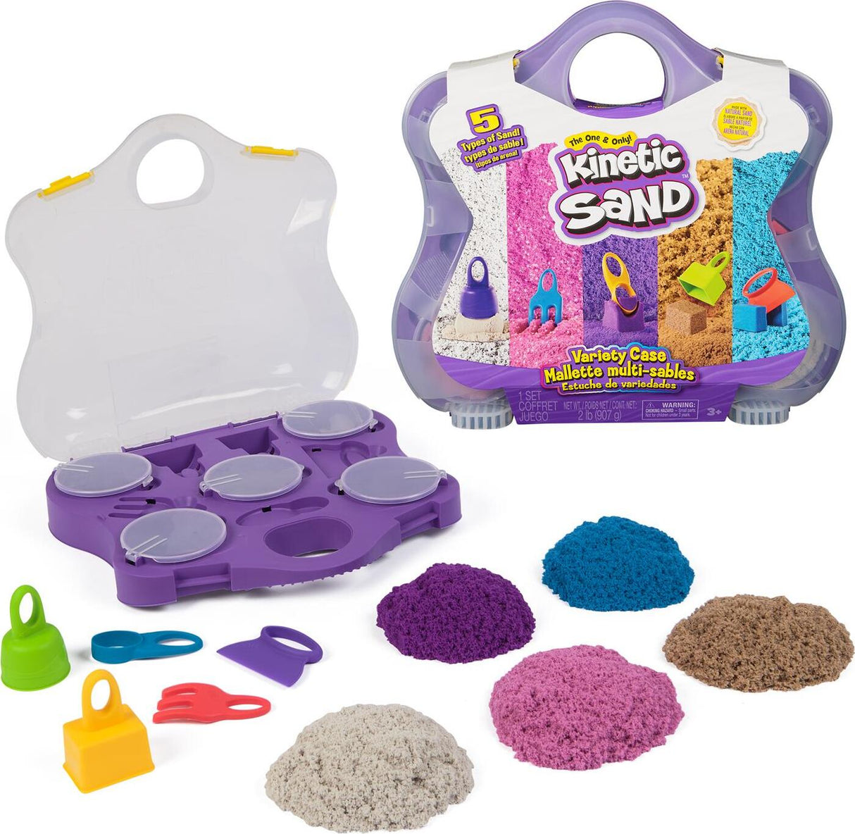 Kinetic Sand Variety Case Playset